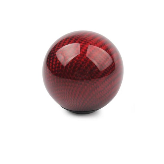 POMO CARBONO ROJO REDONDO