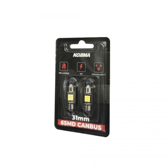 FOCO LED TIPO FUSIBLE 31MM C/U