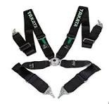 CINTURON DE SEGURIDAD TIPO RACING TAKATA NEGRO  C/U