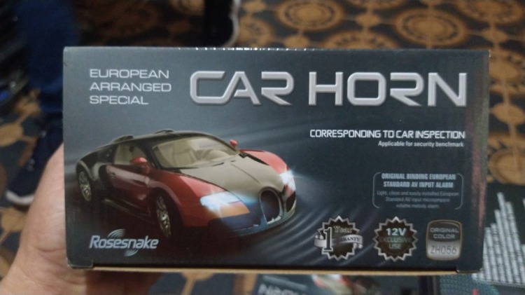 BOCINA CARACOL NEGRO PAR