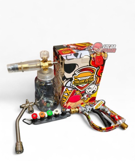 CAñON DE ESPUMA CON PISTOLA XTREAM DETAIL POP ART