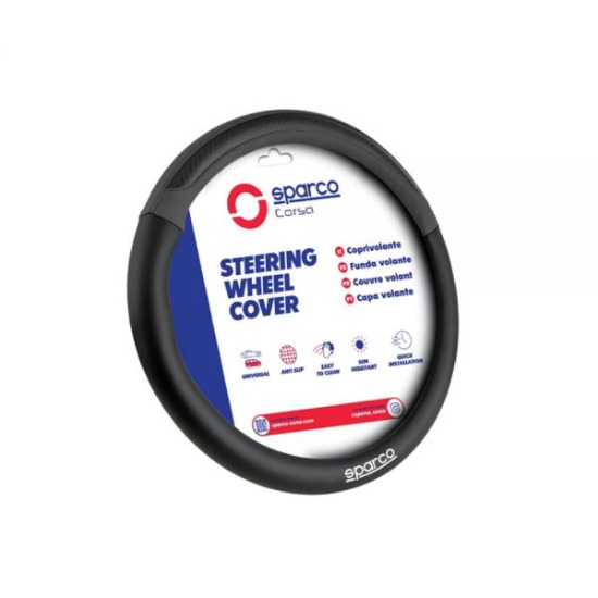 CUBRE VOLANTE BASIC NEGRO 146 BK SPARCO