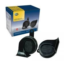 BOCINA CARACOL HELLA NEGRO PAR