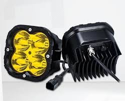 SPOT LED CON TAPA 5" 80WATS  AMARILLO
