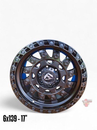 LLANTA NEGRO FUEL 6X139 ARO 17  (COD FC974D)