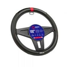 CUBRE VOLANTE SPARCO DETALLE ROJO SPS124RD