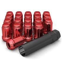 PRISIONERO WHEEL NUT TUERCA ROJO