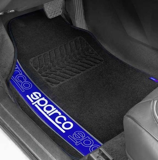 ALFOMBRA POLIESTER AZUL SPARCO