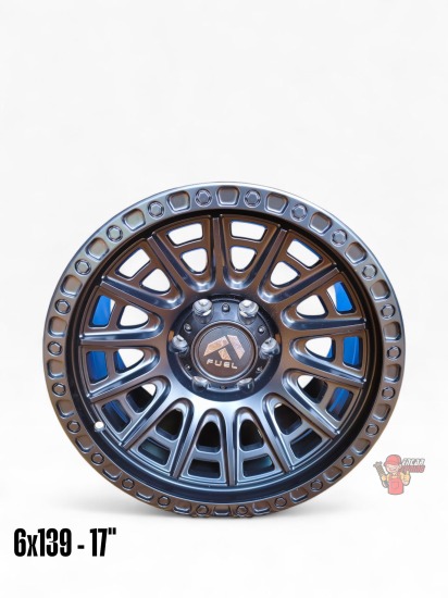 LLANTA FUEL NEGRO 6X139 ARO 17 (COD 70270K)