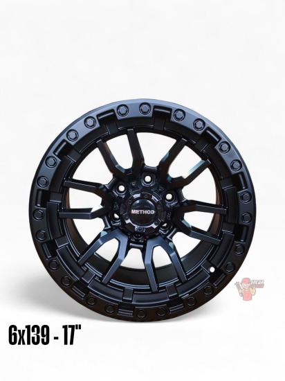 LLANTA  METHOD BLACK 6X139 ARO 17´´ (COD F8636)