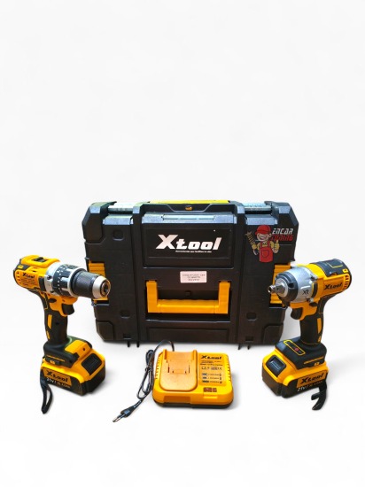 KIT TALADRO + LLAVE DE IMPACTO XTOOL