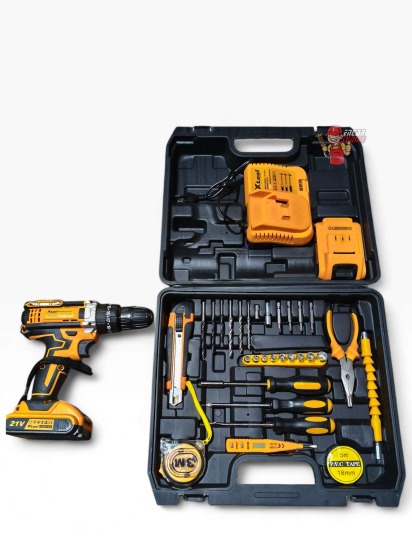 TALADRO INALAMBRICO XTOOL  21V-6  DE 30PZAS