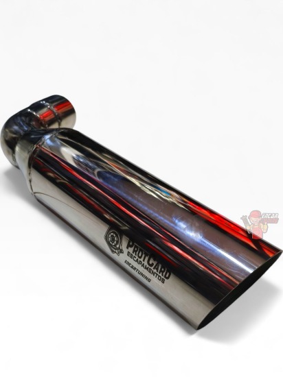 PUNTERA DE ESCAPE METAL DE 4"