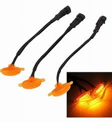 LED DE PARRILLA 4 PIEZAS NARANJA
