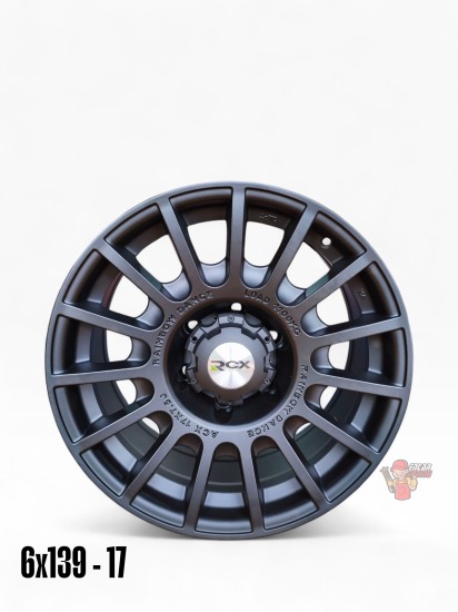 LLANTA RCX NEGRO 6X139 ARO 17  (COD 5316)