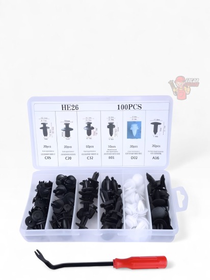 KIT DE PINCHES 100PZS C/PALANCA IMPOR CPP