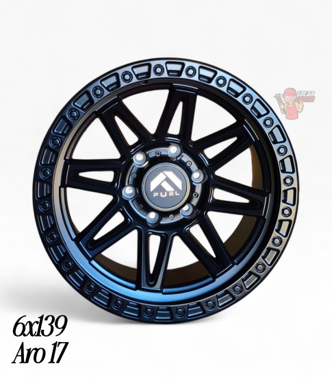 LLANTA FUEL MATE BLACK 6X139 ARO 17  (COD R7704) IMPOR