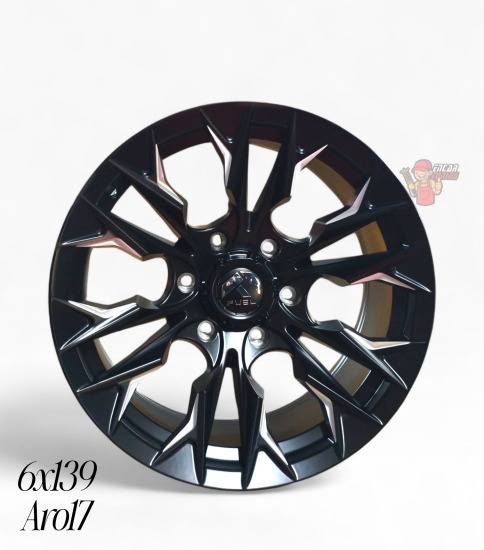 LLANTA FUEL EXCLUSIVO GRIS 6X139 ARO 17 (COD R1115) IMPOR