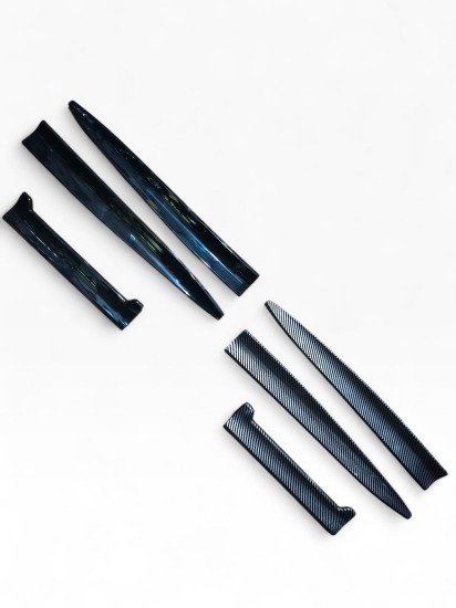 ALERON GOMA CARBONO/NEGRO 3PZAS