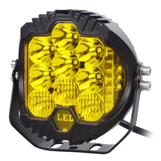 REFLECTOR REDONDO AMARILLO 7