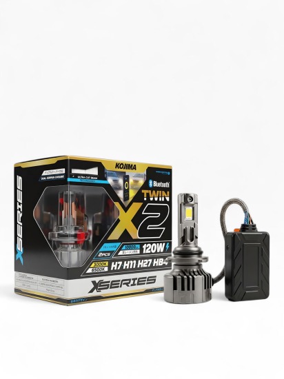FOCO LED KOJIMA X2 TWIN 9006 BT