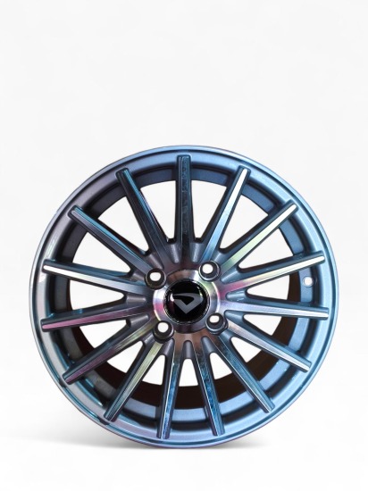 LLANTA VOSSEN PLATA  4X100  ARO 14  ( COD MM01 )