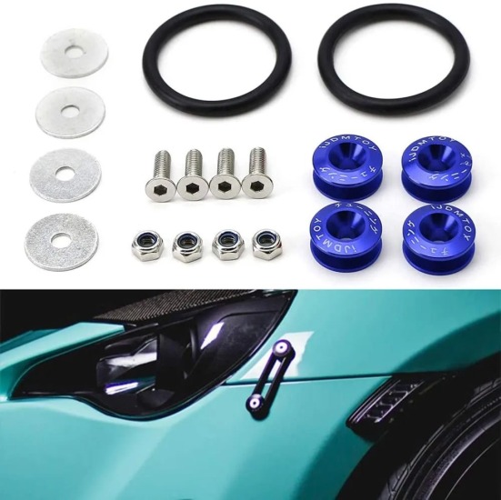 SUJETA PARAGOLPE GOMA AZUL